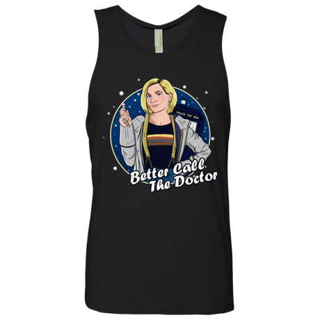 T-Shirts Black / S Better Call the Doctor Men's Premium Tank Top