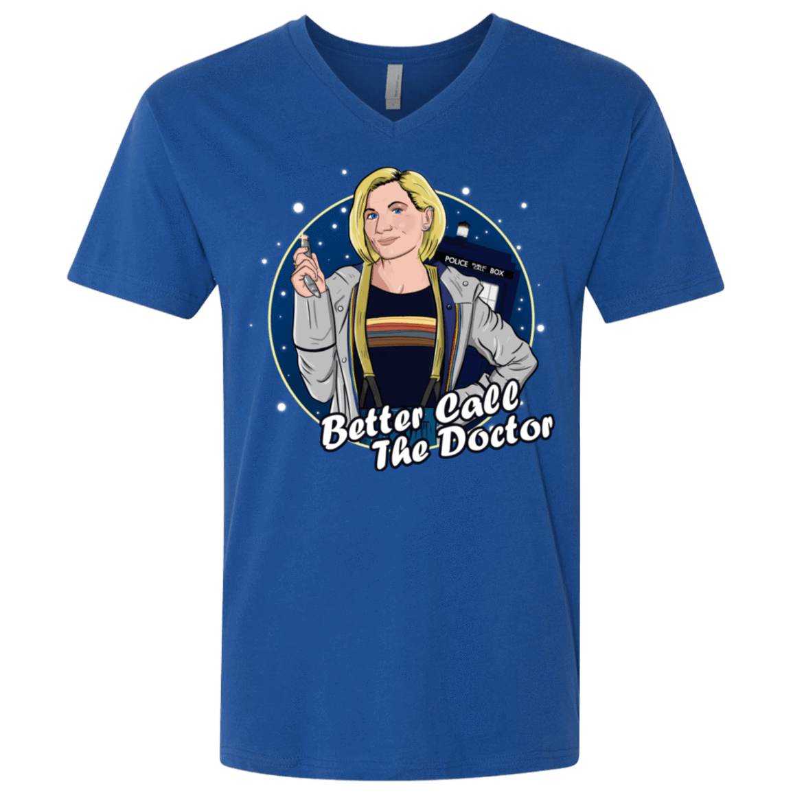 T-Shirts Royal / X-Small Better Call the Doctor Men's Premium V-Neck