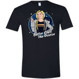 T-Shirts Black / X-Small Better Call the Doctor Men's Semi-Fitted Softstyle