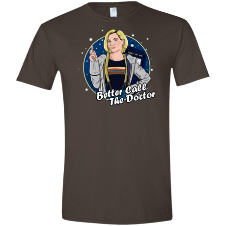 T-Shirts Dark Chocolate / S Better Call the Doctor Men's Semi-Fitted Softstyle