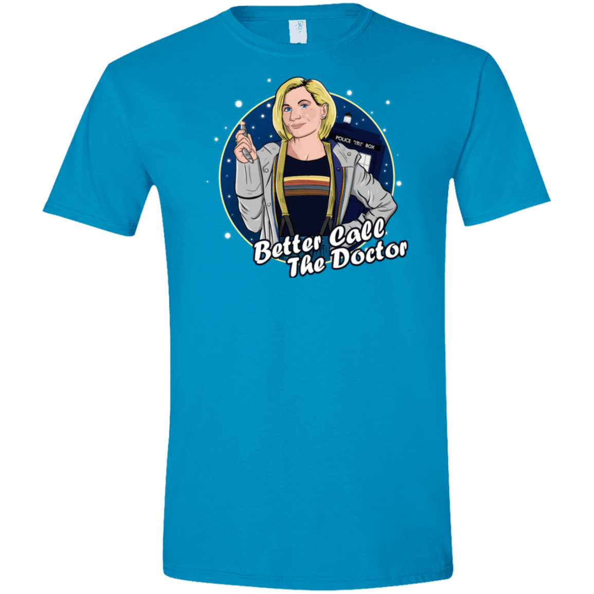 T-Shirts Sapphire / S Better Call the Doctor Men's Semi-Fitted Softstyle