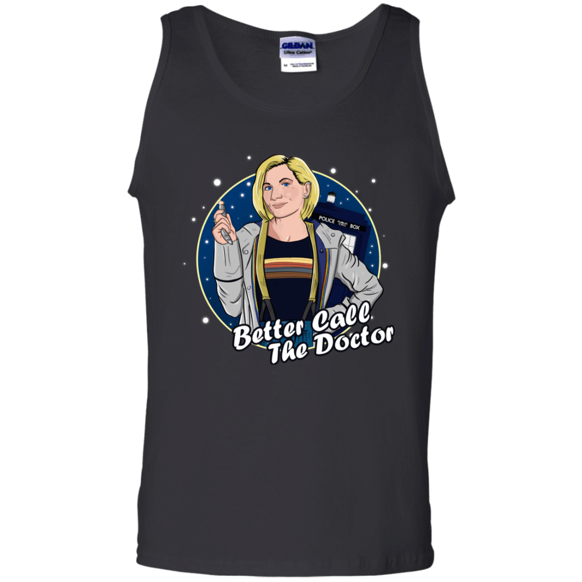 T-Shirts Black / S Better Call the Doctor Men's Tank Top