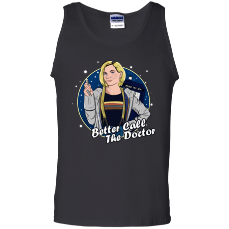 T-Shirts Black / S Better Call the Doctor Men's Tank Top