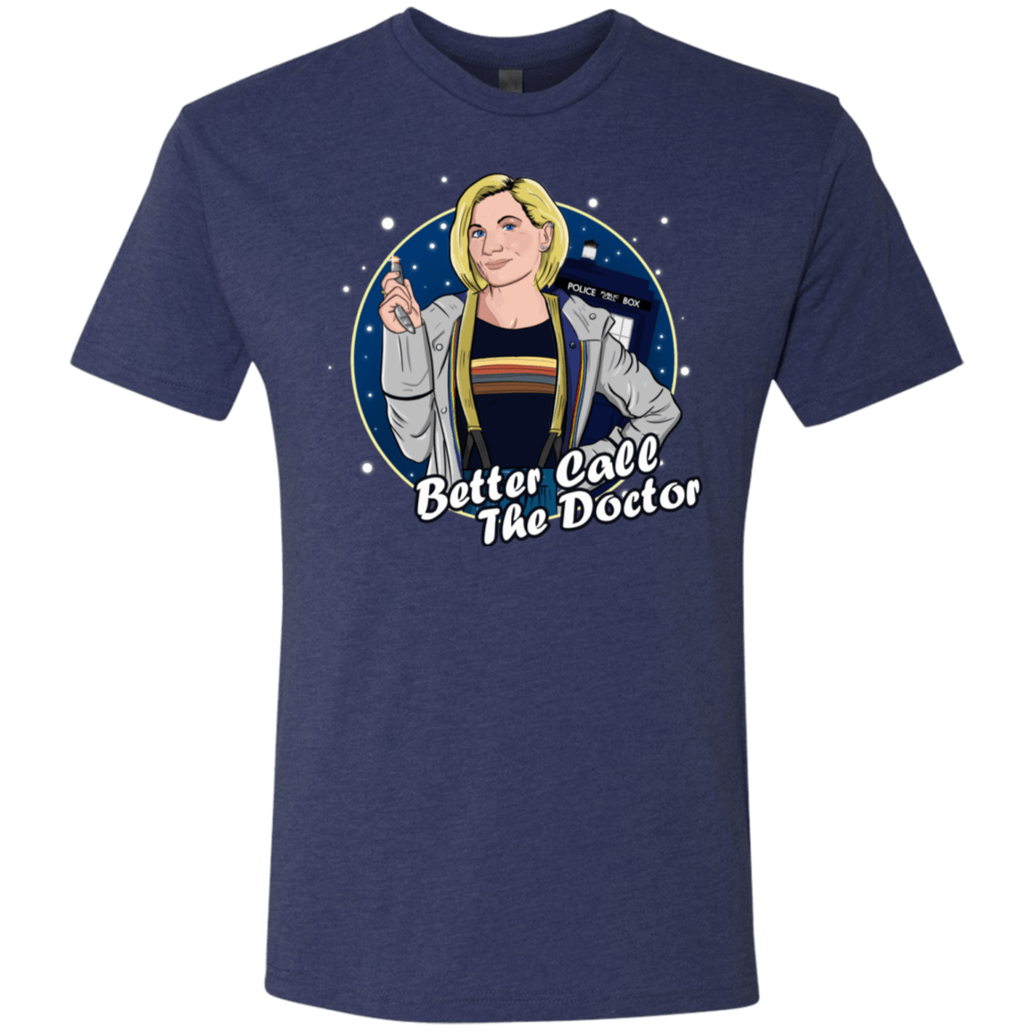 T-Shirts Vintage Navy / S Better Call the Doctor Men's Triblend T-Shirt