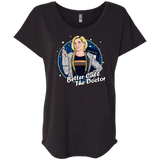 T-Shirts Vintage Black / X-Small Better Call the Doctor Triblend Dolman Sleeve