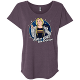 T-Shirts Vintage Purple / X-Small Better Call the Doctor Triblend Dolman Sleeve