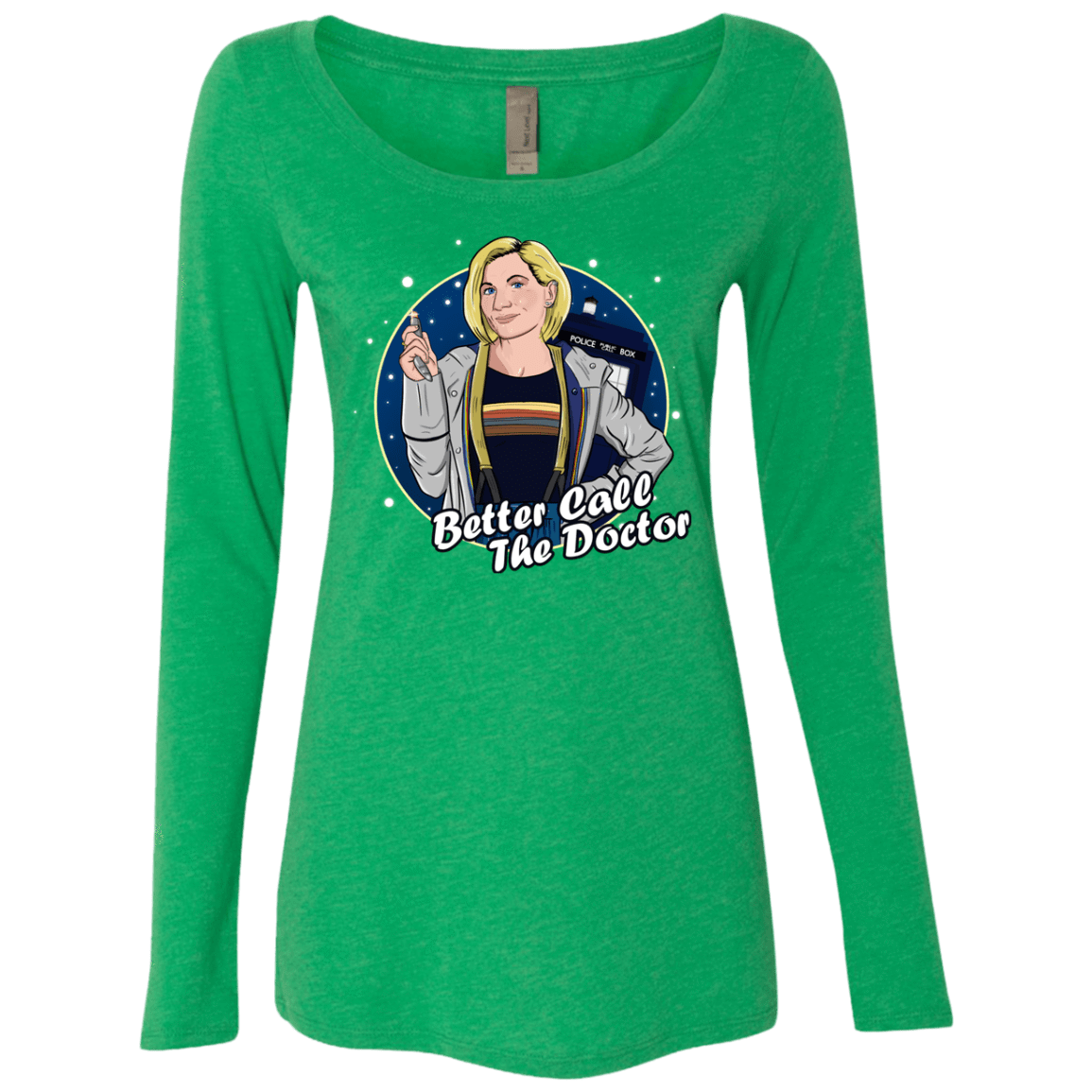 T-Shirts Envy / S Better Call the Doctor Women's Triblend Long Sleeve Shirt