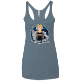 T-Shirts Indigo / X-Small Better Call the Doctor Women's Triblend Racerback Tank