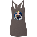 T-Shirts Macchiato / X-Small Better Call the Doctor Women's Triblend Racerback Tank
