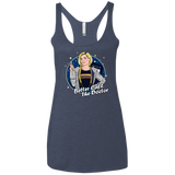 T-Shirts Vintage Navy / X-Small Better Call the Doctor Women's Triblend Racerback Tank