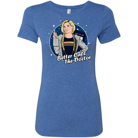 T-Shirts Vintage Royal / S Better Call the Doctor Women's Triblend T-Shirt