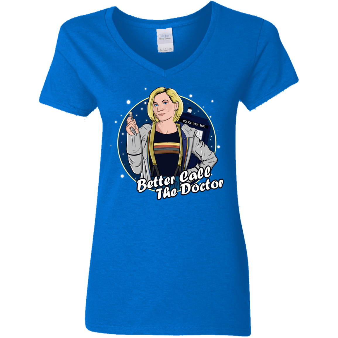 T-Shirts Royal / S Better Call the Doctor Women's V-Neck T-Shirt