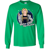 T-Shirts Irish Green / YS Better Call the Doctor Youth Long Sleeve T-Shirt