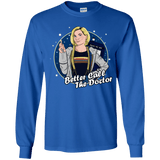 T-Shirts Royal / YS Better Call the Doctor Youth Long Sleeve T-Shirt