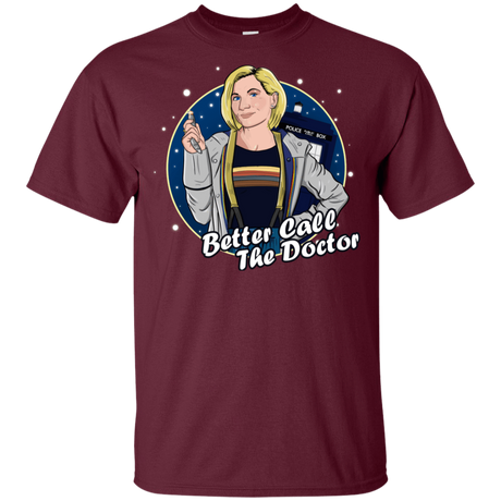 T-Shirts Maroon / YXS Better Call the Doctor Youth T-Shirt