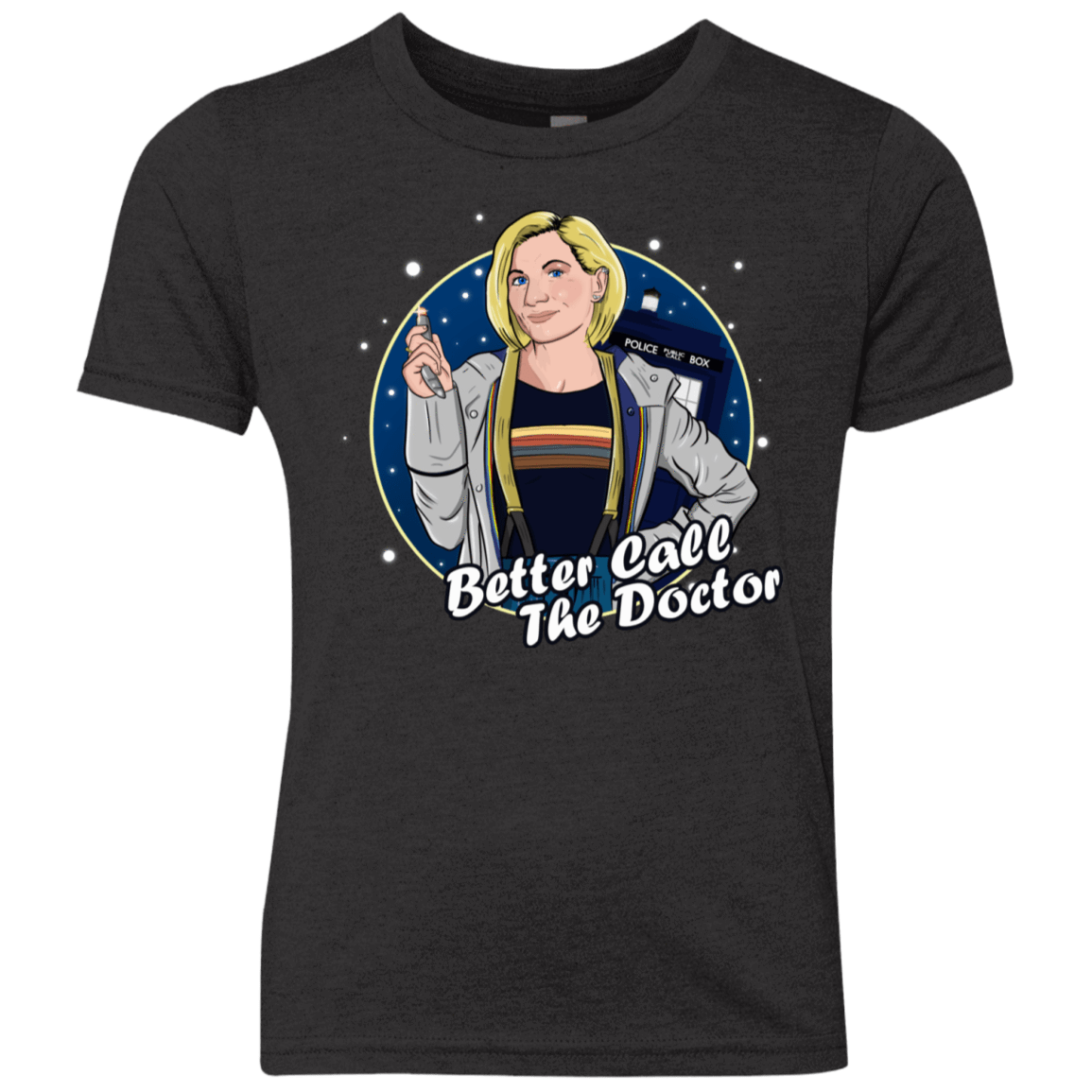 T-Shirts Vintage Black / YXS Better Call the Doctor Youth Triblend T-Shirt