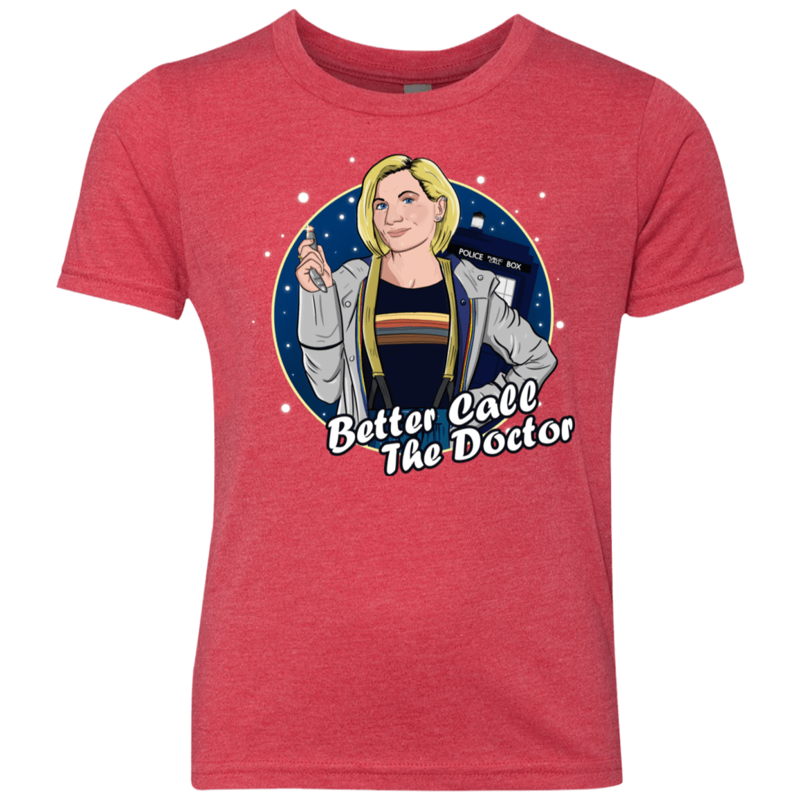 T-Shirts Vintage Red / YXS Better Call the Doctor Youth Triblend T-Shirt