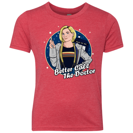 T-Shirts Vintage Red / YXS Better Call the Doctor Youth Triblend T-Shirt