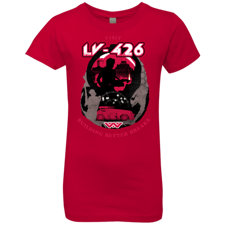 T-Shirts Red / YXS Better Worlds Girls Premium T-Shirt