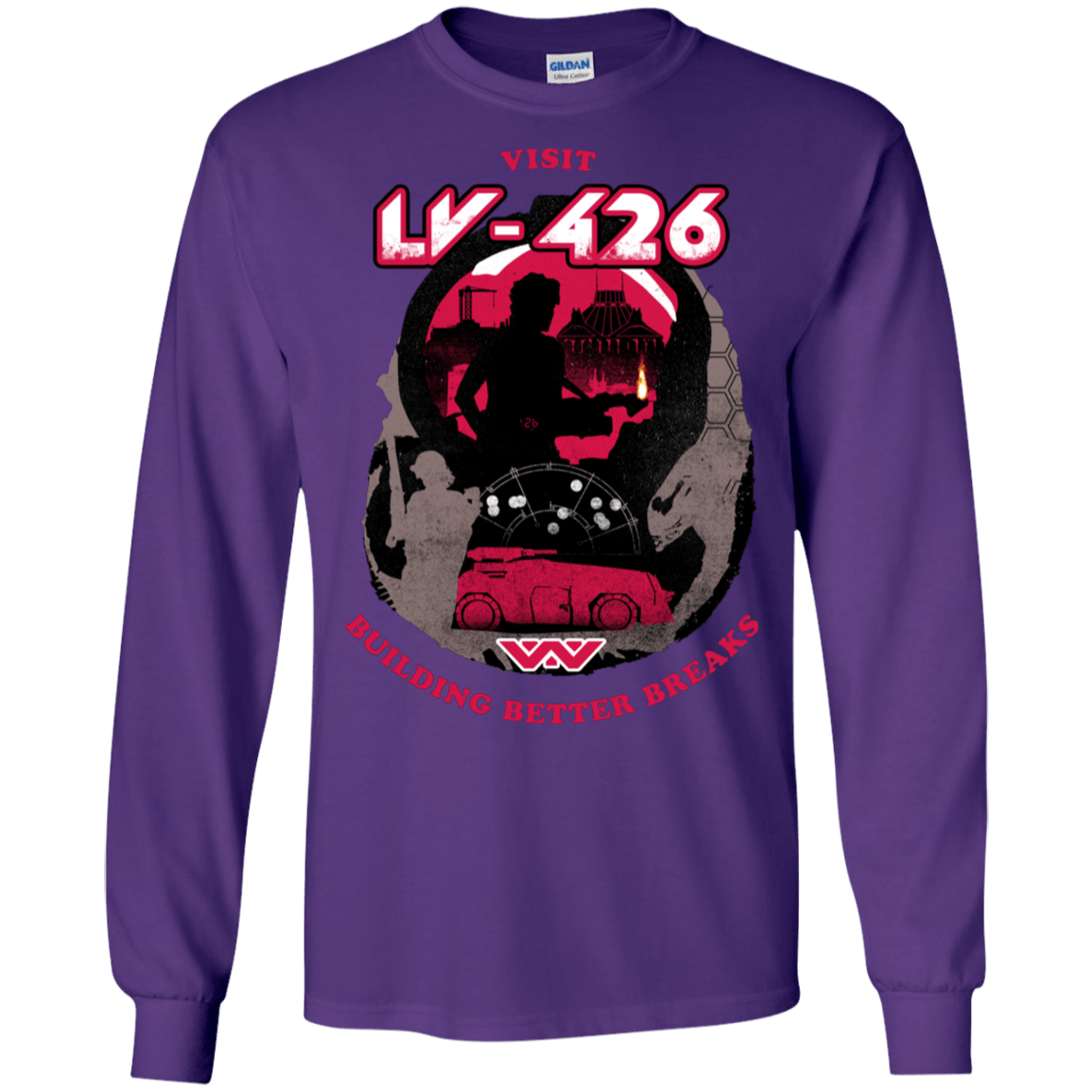 T-Shirts Purple / S Better Worlds Men's Long Sleeve T-Shirt