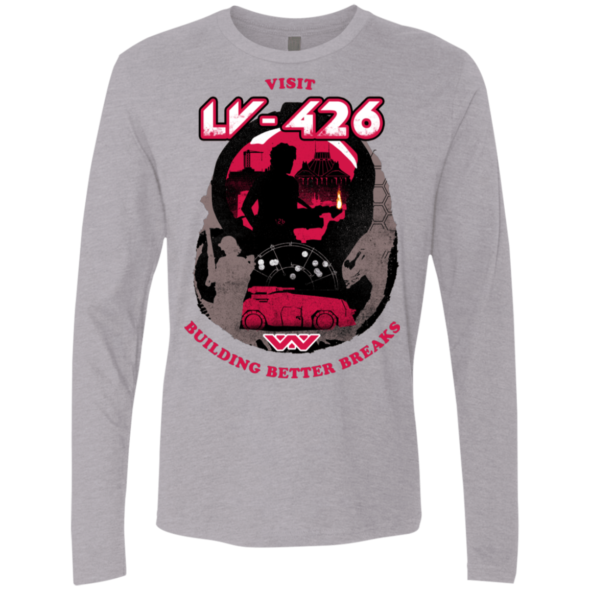 T-Shirts Heather Grey / S Better Worlds Men's Premium Long Sleeve
