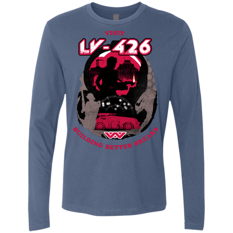 T-Shirts Indigo / S Better Worlds Men's Premium Long Sleeve