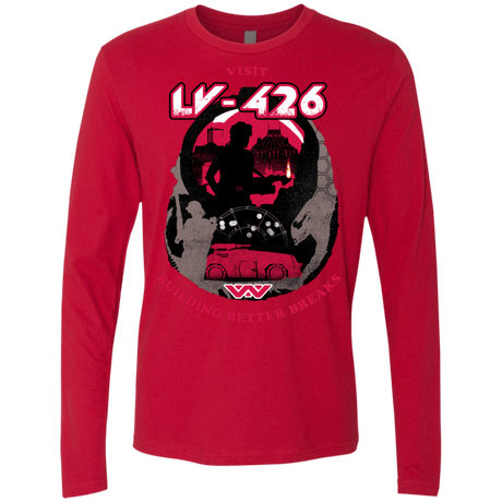 T-Shirts Red / S Better Worlds Men's Premium Long Sleeve