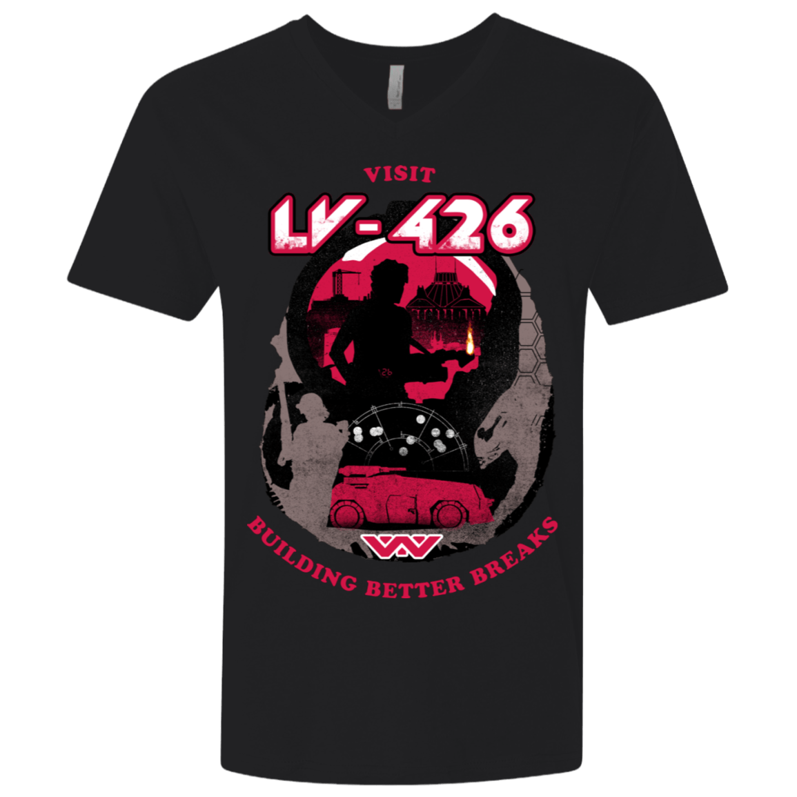 T-Shirts Black / X-Small Better Worlds Men's Premium V-Neck