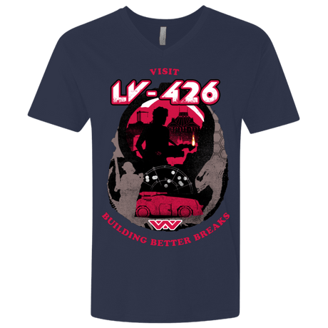 T-Shirts Midnight Navy / X-Small Better Worlds Men's Premium V-Neck
