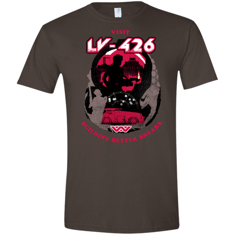 T-Shirts Dark Chocolate / S Better Worlds Men's Semi-Fitted Softstyle