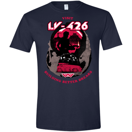 T-Shirts Navy / X-Small Better Worlds Men's Semi-Fitted Softstyle