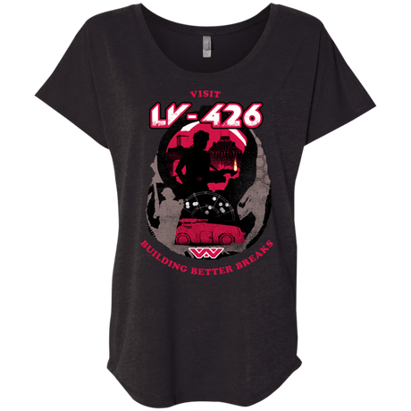 T-Shirts Vintage Black / X-Small Better Worlds Triblend Dolman Sleeve