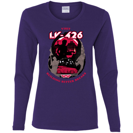 T-Shirts Purple / S Better Worlds Women's Long Sleeve T-Shirt