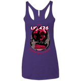 T-Shirts Purple Rush / X-Small Better Worlds Women's Triblend Racerback Tank