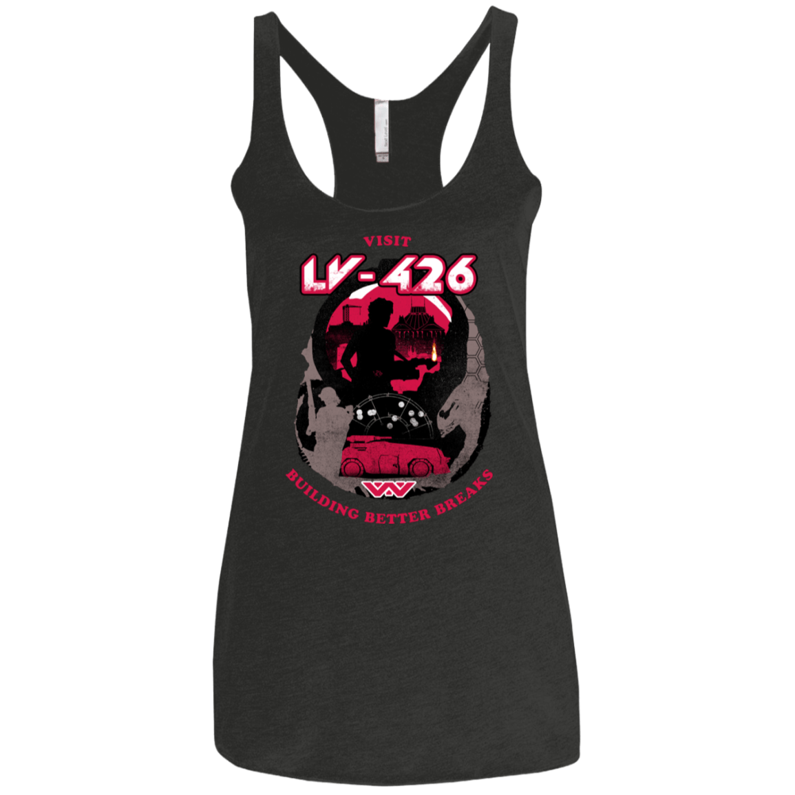 T-Shirts Vintage Black / X-Small Better Worlds Women's Triblend Racerback Tank