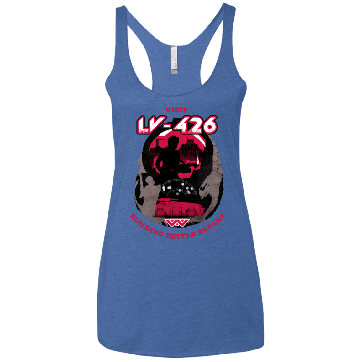 T-Shirts Vintage Royal / X-Small Better Worlds Women's Triblend Racerback Tank