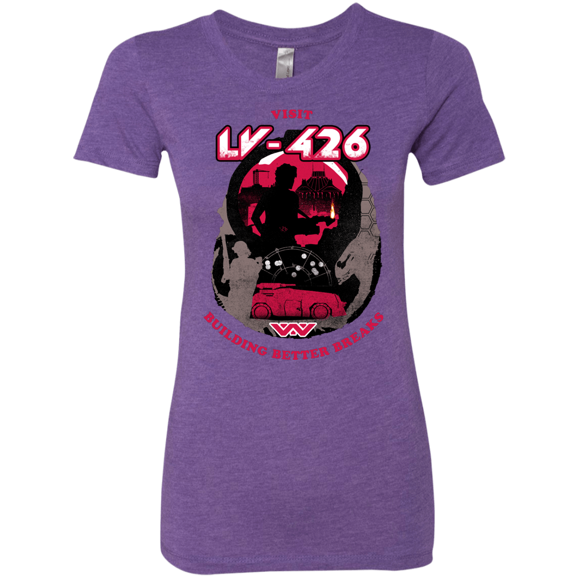 T-Shirts Purple Rush / S Better Worlds Women's Triblend T-Shirt