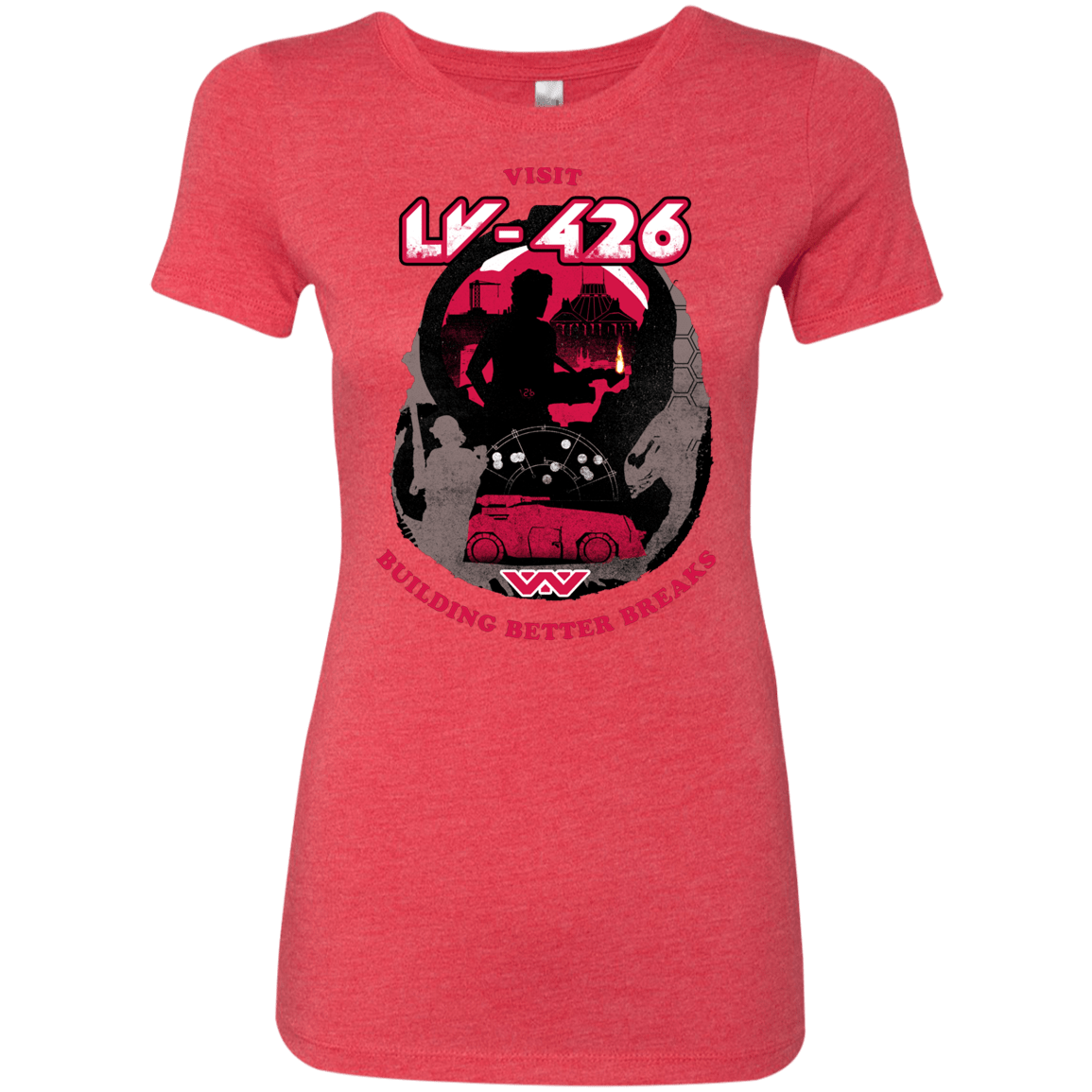 T-Shirts Vintage Red / S Better Worlds Women's Triblend T-Shirt
