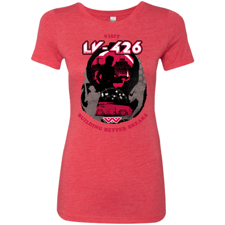 T-Shirts Vintage Red / S Better Worlds Women's Triblend T-Shirt