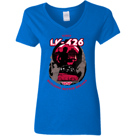 T-Shirts Royal / S Better Worlds Women's V-Neck T-Shirt