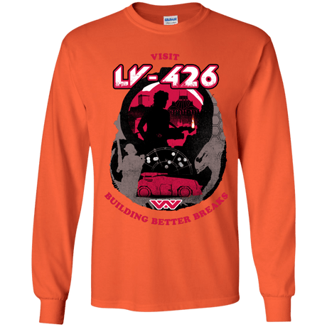 T-Shirts Orange / YS Better Worlds Youth Long Sleeve T-Shirt