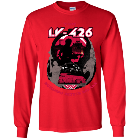 T-Shirts Red / YS Better Worlds Youth Long Sleeve T-Shirt