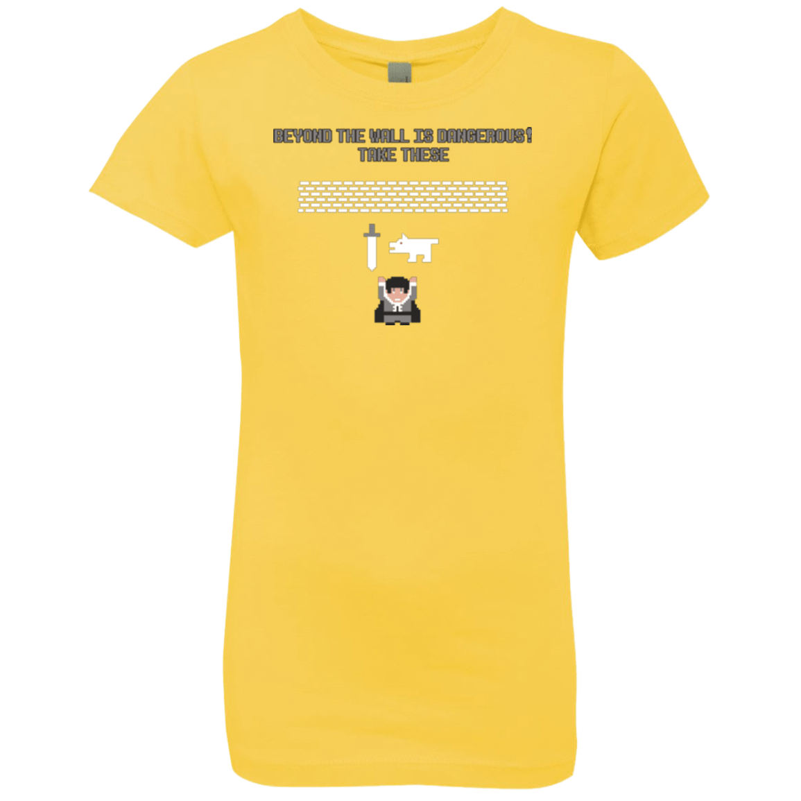 T-Shirts Vibrant Yellow / YXS Beyond the Wall Girls Premium T-Shirt