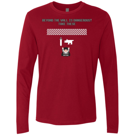 T-Shirts Cardinal / Small Beyond the Wall Men's Premium Long Sleeve