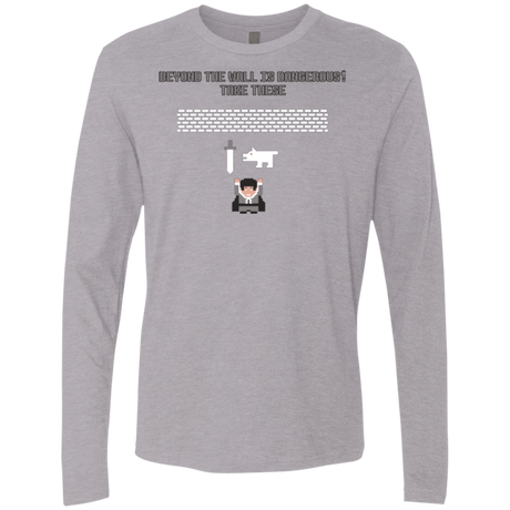T-Shirts Heather Grey / Small Beyond the Wall Men's Premium Long Sleeve