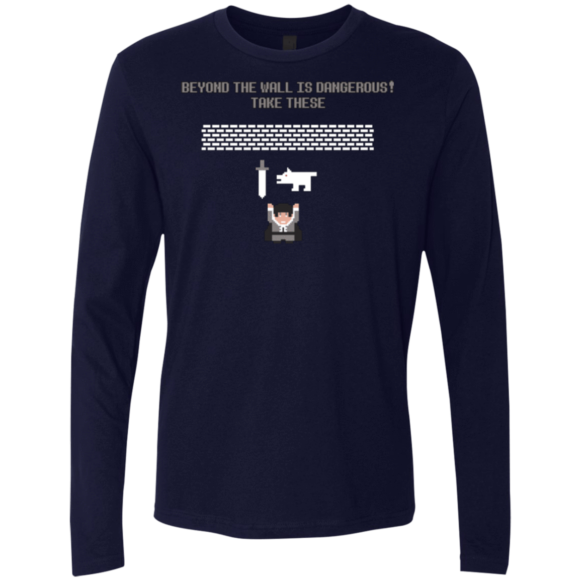T-Shirts Midnight Navy / Small Beyond the Wall Men's Premium Long Sleeve