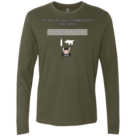 T-Shirts Military Green / Small Beyond the Wall Men's Premium Long Sleeve