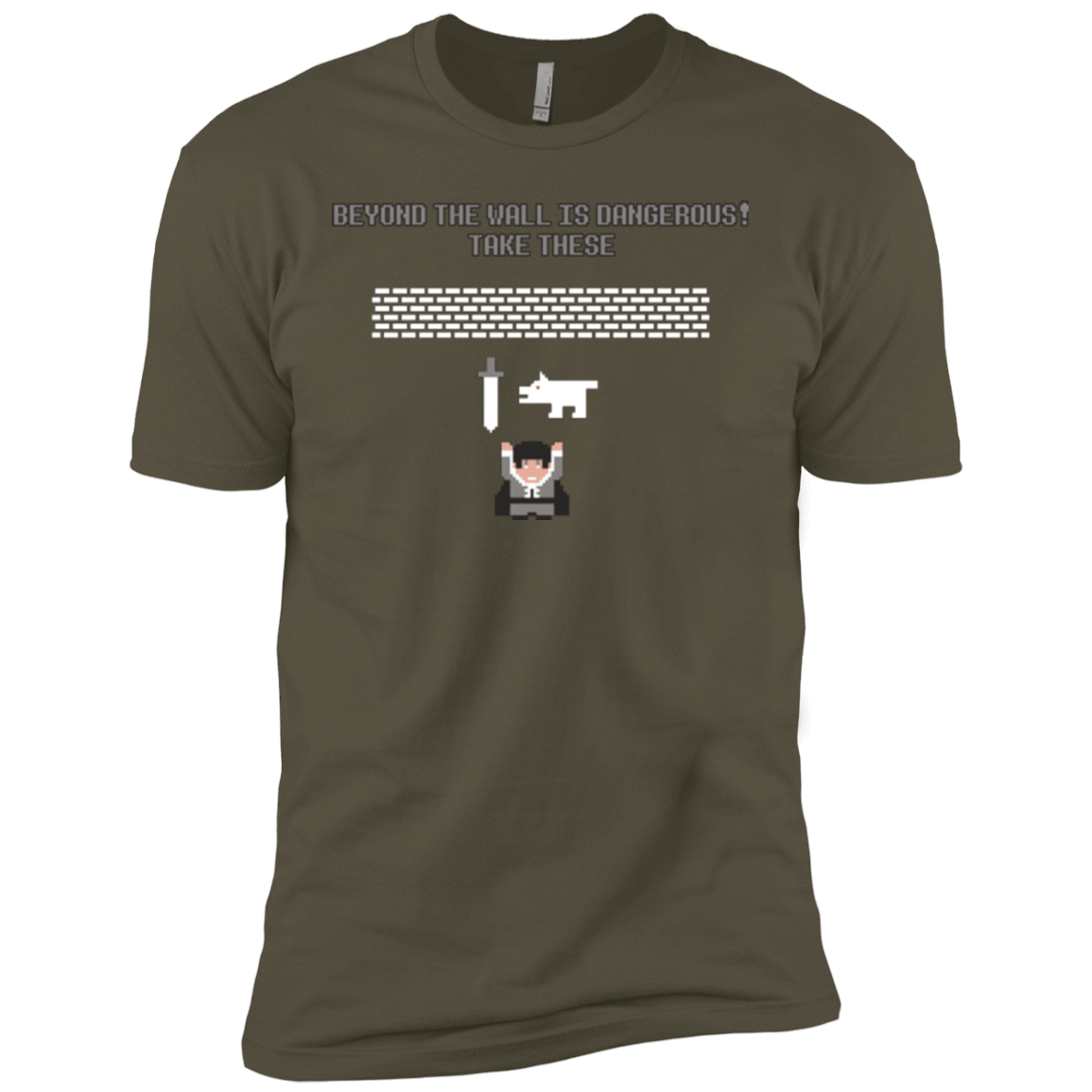 T-Shirts Military Green / X-Small Beyond the Wall Men's Premium T-Shirt