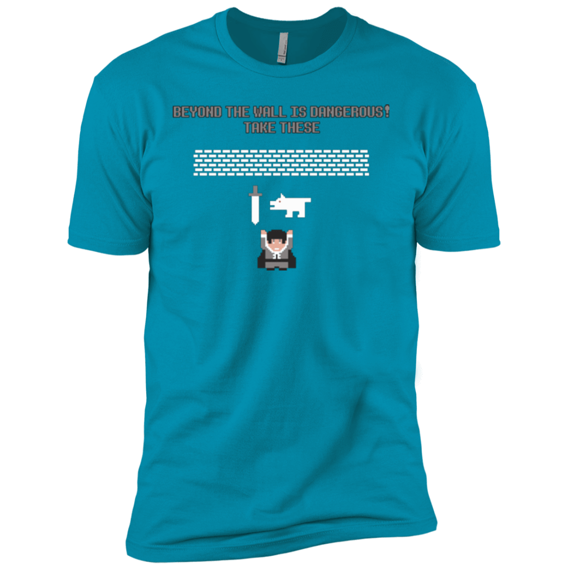 T-Shirts Turquoise / X-Small Beyond the Wall Men's Premium T-Shirt