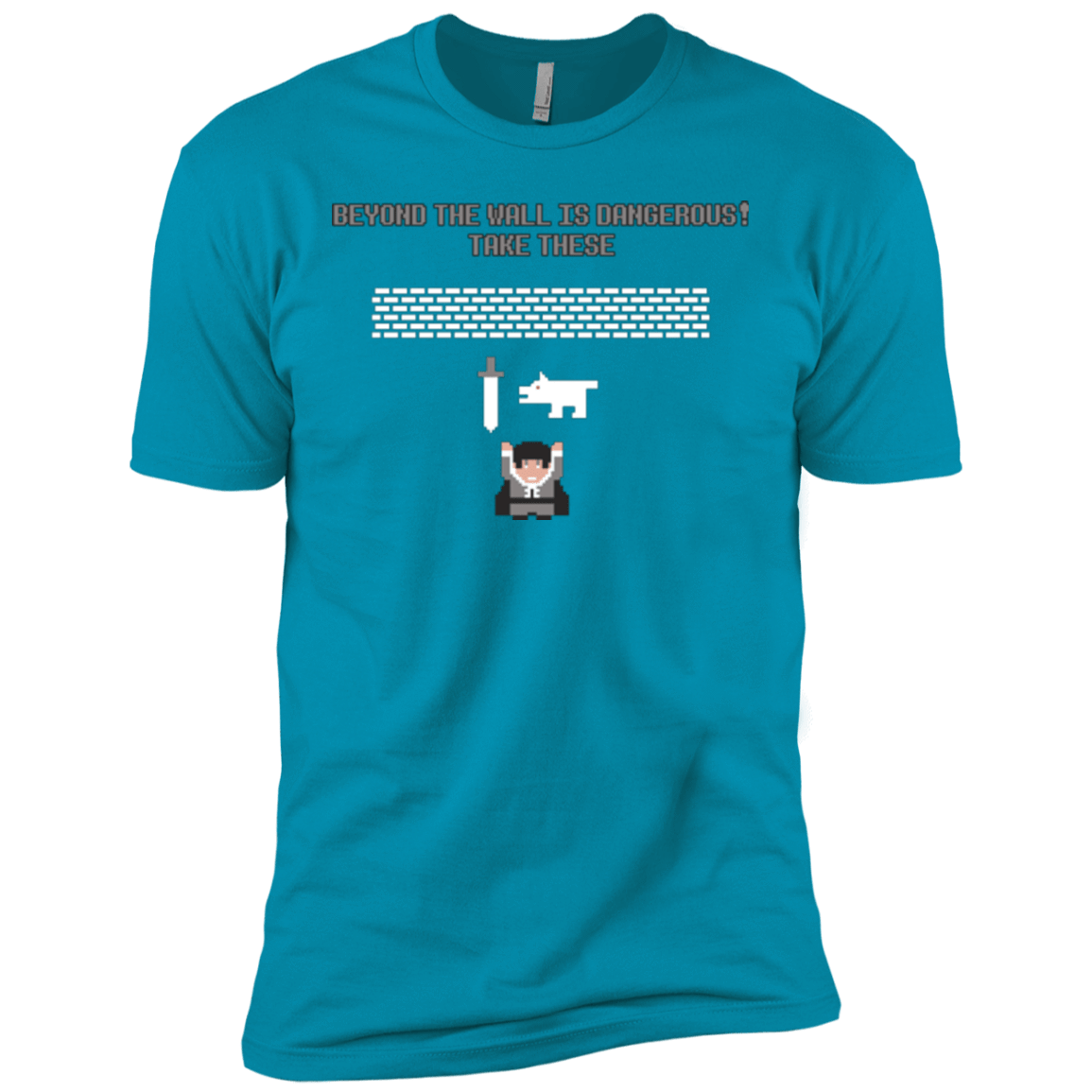 T-Shirts Turquoise / X-Small Beyond the Wall Men's Premium T-Shirt